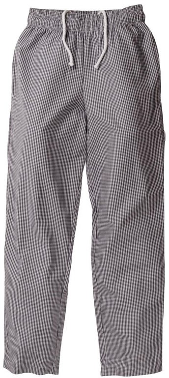  Whites Unisex Kochhose Vegas schwarz-wei&szlig; kleinkariert 