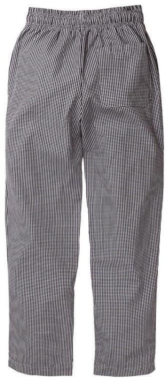  Whites Unisex Kochhose Vegas schwarz-wei&szlig; kleinkariert 