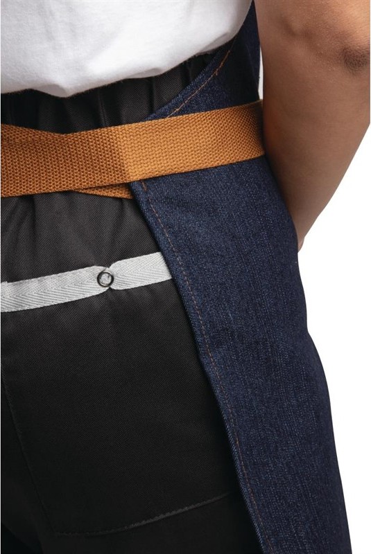  Whites Latzsch&uuml;rze blauer Denim 