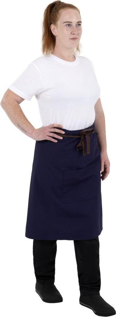  Southside Baumwoll-Canvas-Bistro-Sch&uuml;rze Marineblau 
