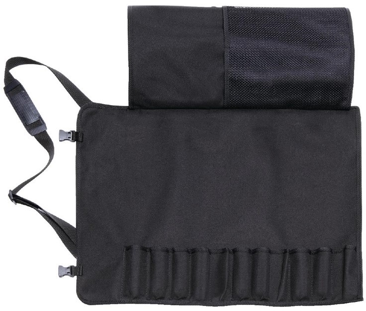  Dick Messer Textil-Rolltasche mit 11 Fächern 