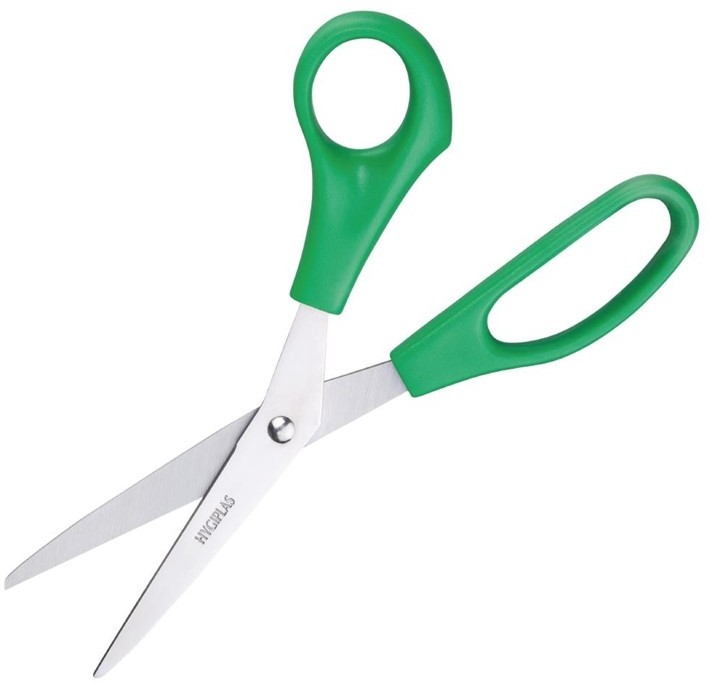  Hygiplas farbkodierte Schere gr&uuml;n 