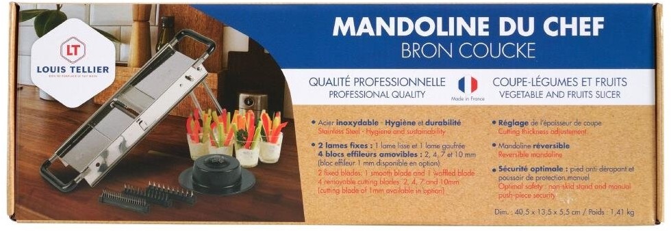  Tellier Louis Die Chef's Mandoline Reversible 