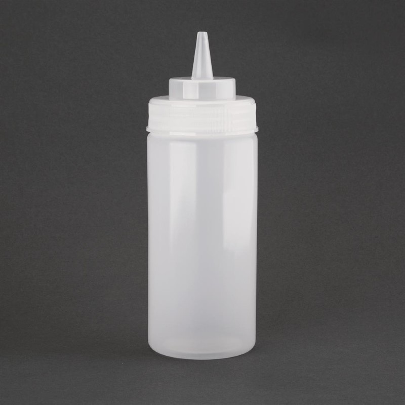  Vogue Quetschflasche extra breit klar 454ml 