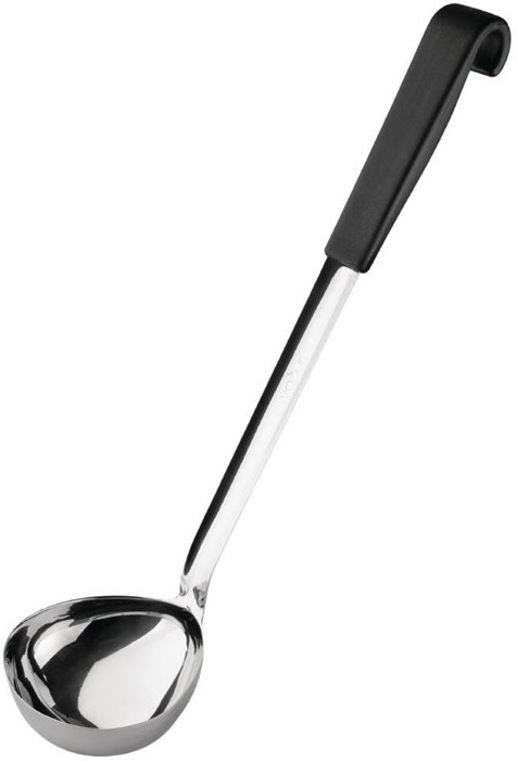  Vogue Sch&ouml;pfl&ouml;ffel mit schwarzem Griff 34cm 