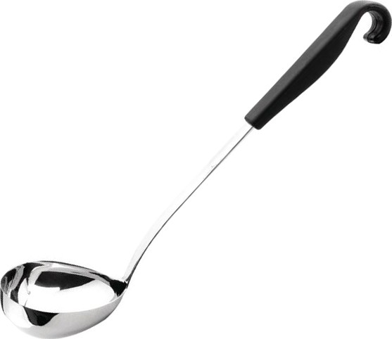  Vogue Sch&ouml;pfl&ouml;ffel mit schwarzem Griff 34cm 