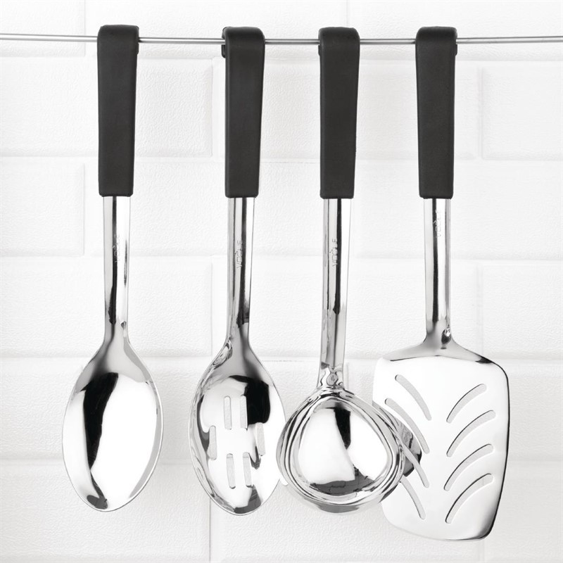  Vogue Sch&ouml;pfl&ouml;ffel mit schwarzem Griff 34cm 