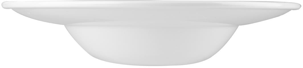  Churchill Wei&szlig; Profilweiter Rand Sch&uuml;ssel Mittel 9.4" (12 St&uuml;ck) 