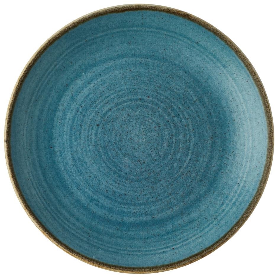  Churchill Stonecast Raw Evolve Coupe-Teller, Blaugr&uuml;n, 165 mm, (12 St&uuml;ck) 