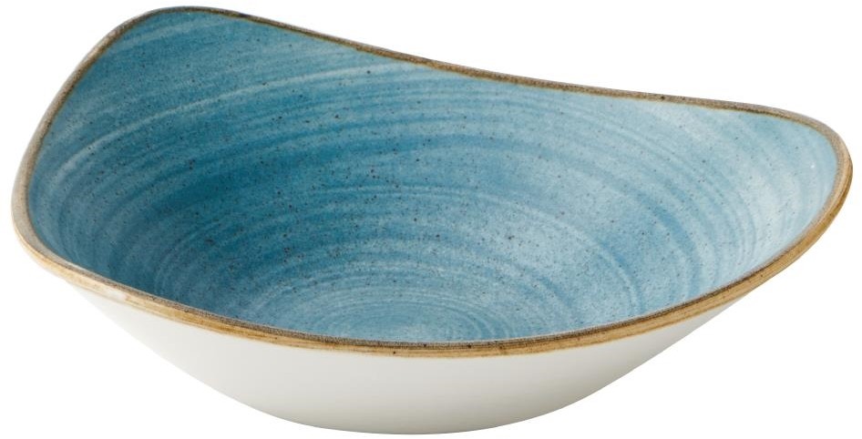  Churchill Stonecast Raw Lotus Schalen, Blaugr&uuml;n, 228 mm (12 St&uuml;ck) 