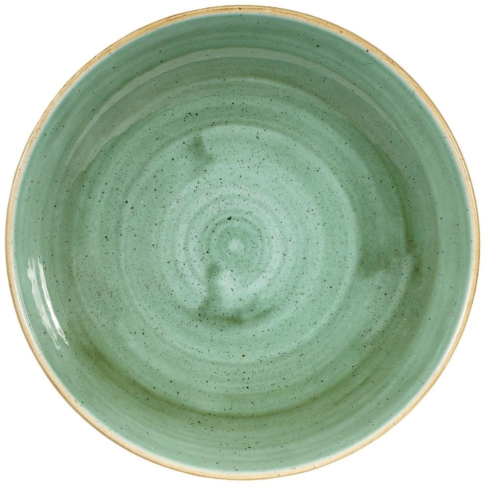  Churchill Stonecast, runde Coupe-Sch&uuml;sseln, Samphire-Gr&uuml;n, 248 mm, (12 St&uuml;ck) 