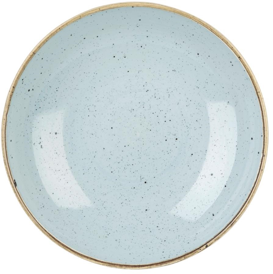  Churchill Stonecast, runde Coupe-Sch&uuml;ssel, Enteneiblau, 220 mm, (12 St&uuml;ck) 