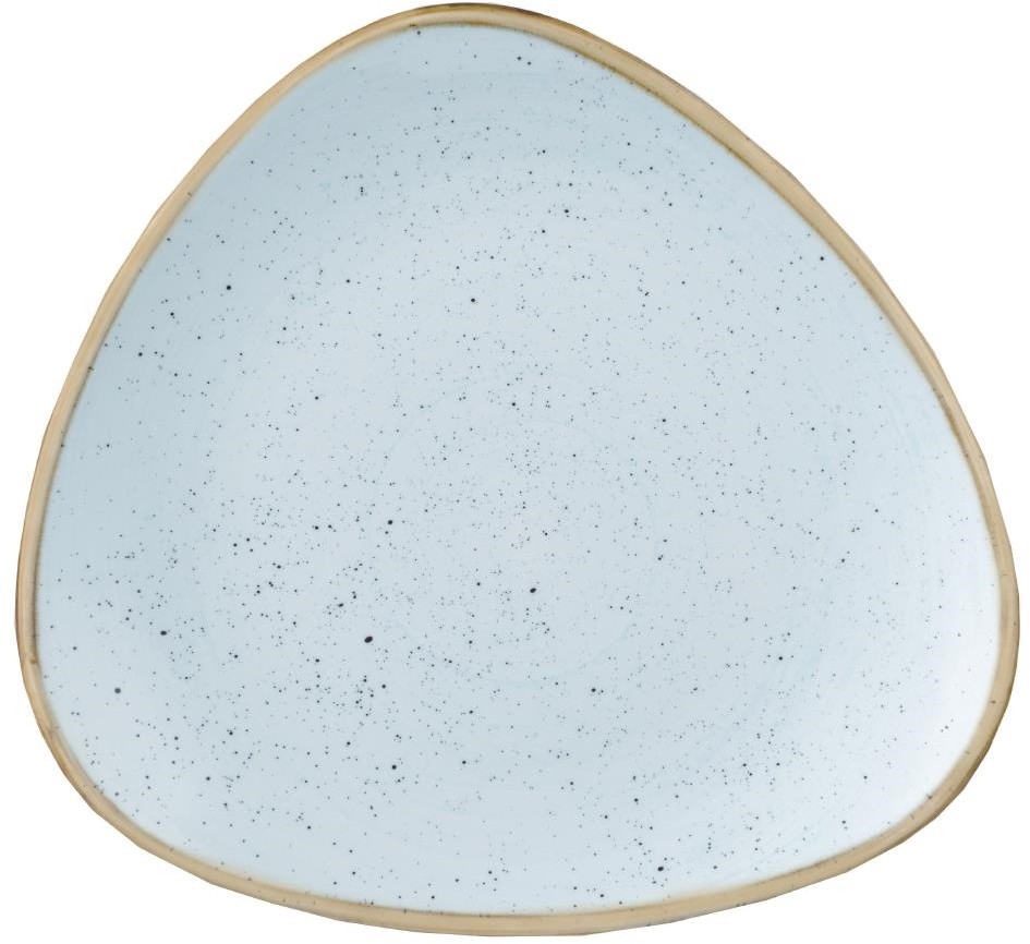  Churchill Stonecast Dreieckiger Teller, Enteneiblau, 315 mm, (6 St&uuml;ck) 