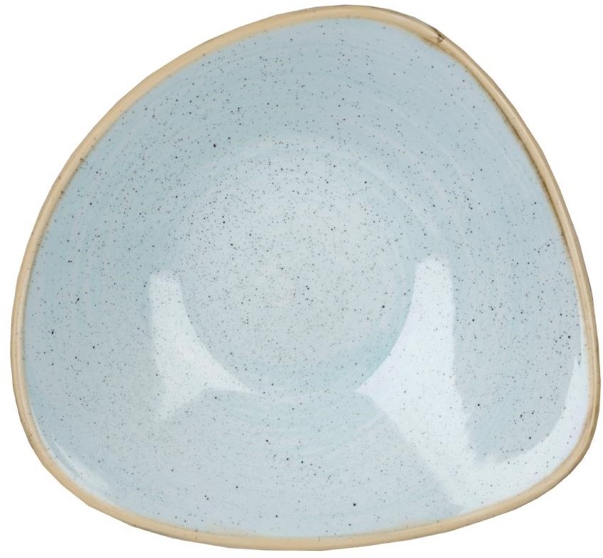  Churchill Stonecast Dreieckige Sch&uuml;ssel, Enteneiblau, 200 mm, (12 St&uuml;ck) 