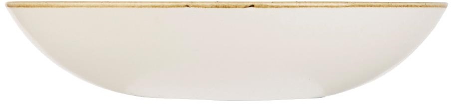  Churchill Stonecast, runde Coupe-Sch&uuml;ssel, Gerstenwei&szlig;, 184 mm, (12 St&uuml;ck) 