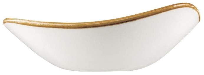  Churchill Stonecast Dreieckige Sch&uuml;ssel, Barley White, 228 mm (12 St&uuml;ck) 