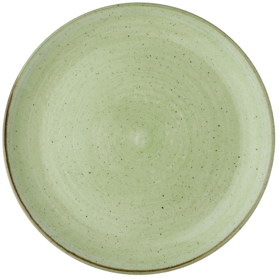  Churchill Stonecast Salbei Gr&uuml;n Coupe Teller 288mm (12 St&uuml;ck) 