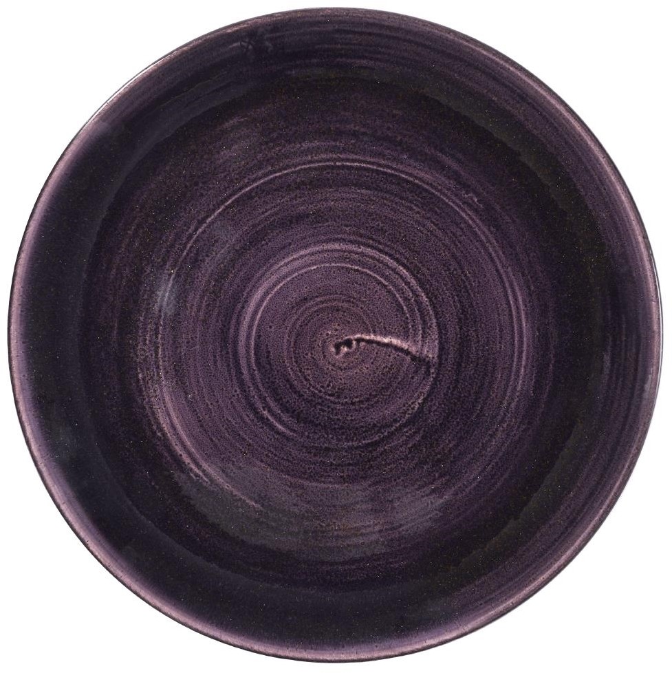  Churchill Stonecast Patina Deep Purple Coup&eacute;-Teller, 288 mm, (12 St&uuml;ck) 