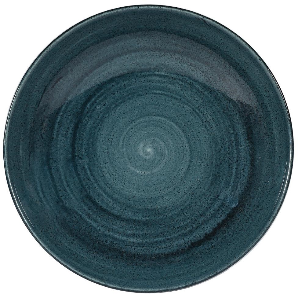  Churchill Stonecast Patina Coupe-Sch&uuml;sseln, rustikales Blaugr&uuml;n, 40 oz, 248 mm (12 St&uuml;ck) 