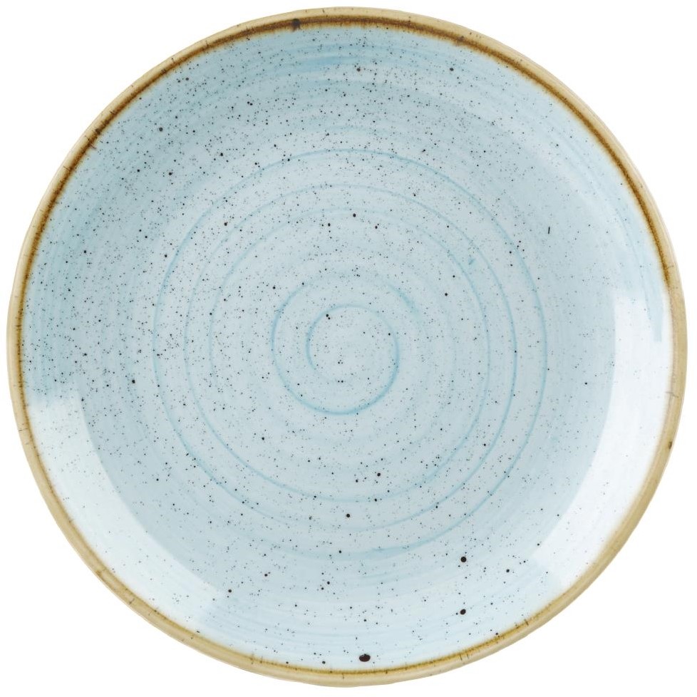  Churchill Stonecast, runder Coupe-Teller, Enteneiblau, 288 mm, (12 St&uuml;ck) 