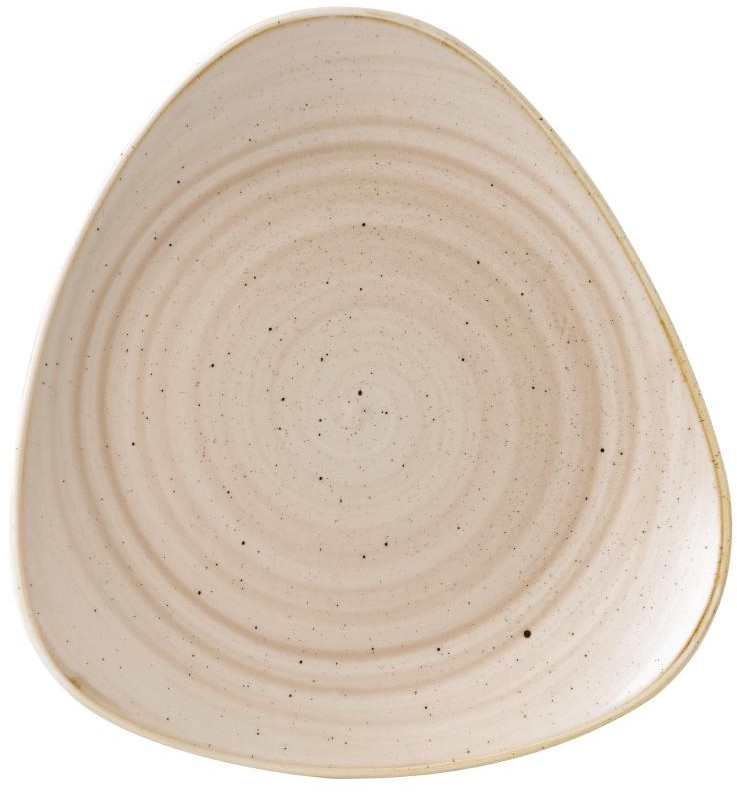  Churchill Stonecast Dreieckiger Teller, Muskatcreme, 311 mm, (6 St&uuml;ck) 