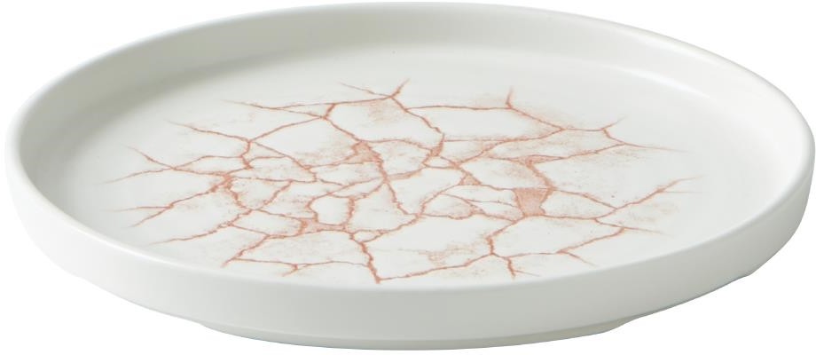  Churchill Studio Prints Kintsugi-Platten mit W&auml;nden, Koralle, 220 mm, (6 St&uuml;ck) 