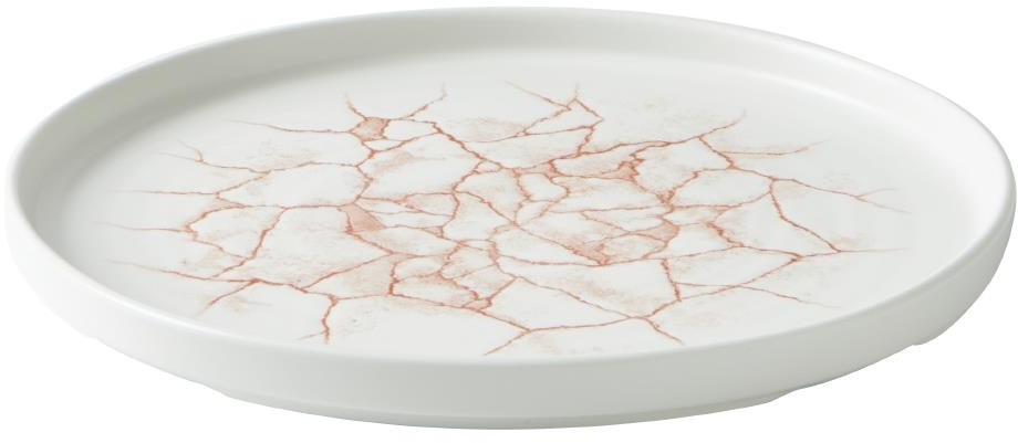  Churchill Studio Prints Kintsugi-Wandteller, Koralle, 260 mm, (6 St&uuml;ck) 