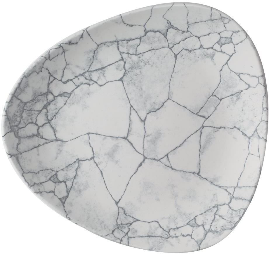  Churchill Studio Prints Kintsugi-Lotusteller, perlgrau, 254 mm, (12 St&uuml;ck) 