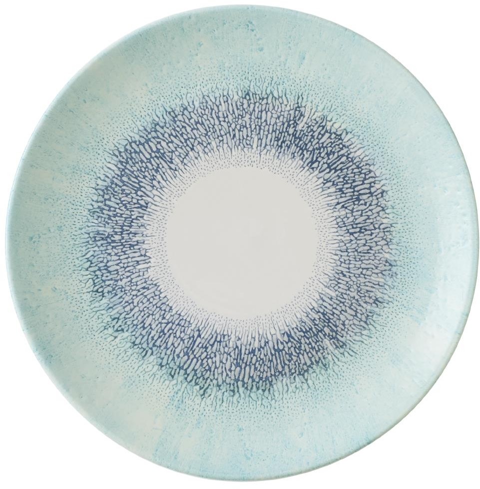  Churchill Studio Prints Fusion Blue Coup&eacute;-Teller, 260 mm, (12 St&uuml;ck) 