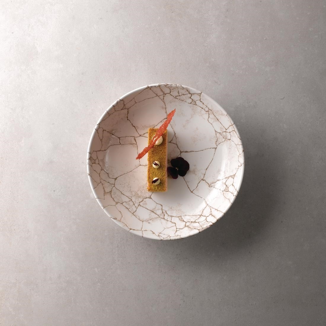  Churchill Studio Prints Kintsugi Achatgraue Coupe-Sch&uuml;sseln, 182 mm, (12 St&uuml;ck) 