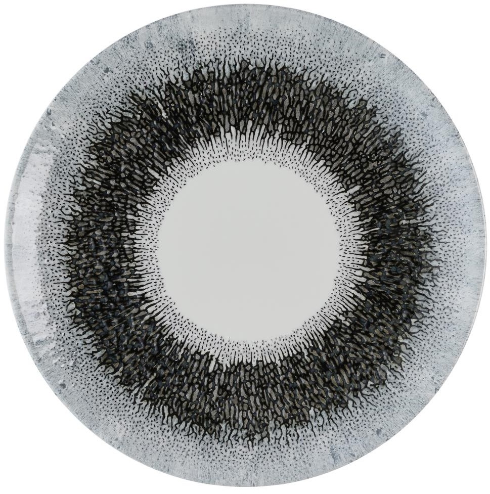  Churchill Studio Prints Fusion Black Evolve Coupe-Teller, 220 mm, (12 St&uuml;ck) 