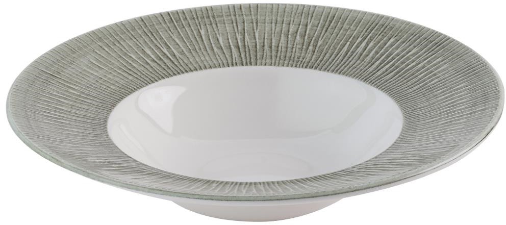  Churchill Bambus-Keramik-Spinwash-Alpine-Sch&uuml;sseln mit breitem Rand, 231 mm (12 St&uuml;ck) 