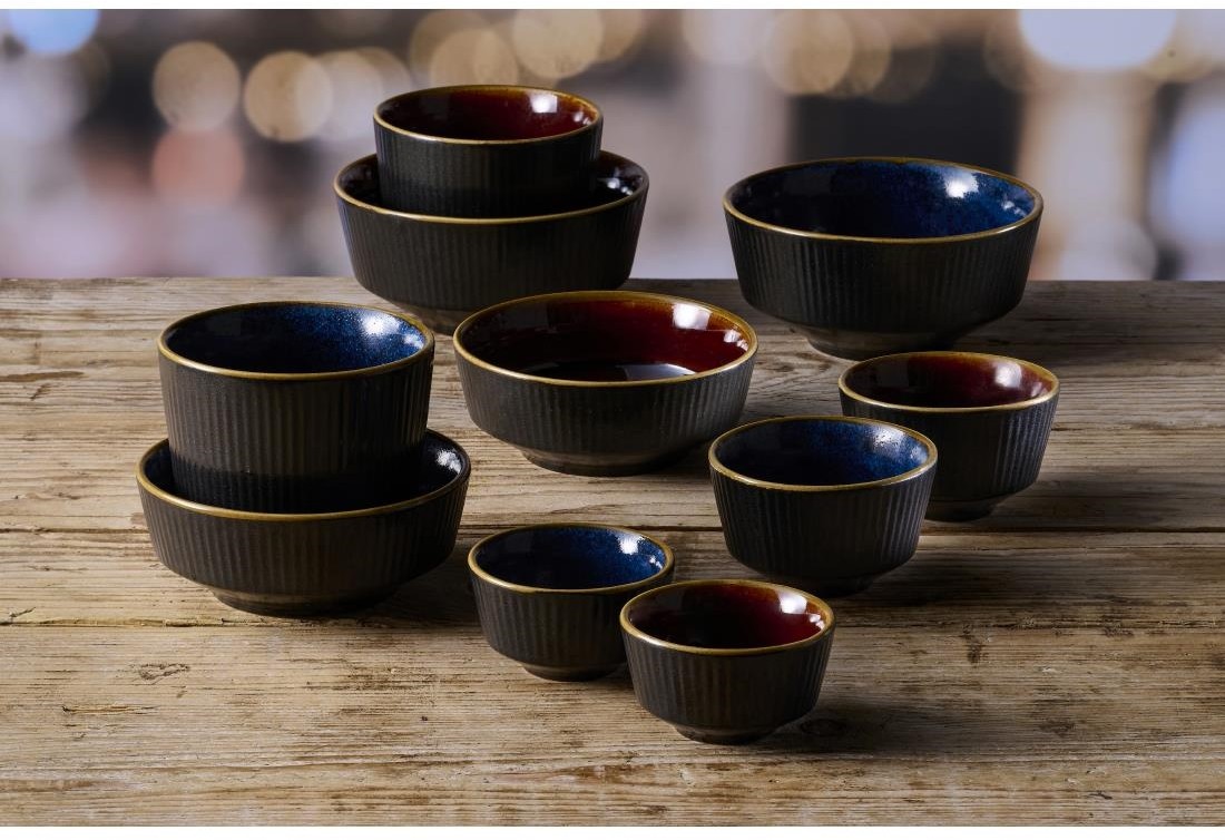  Churchill Nourish Tokyo Blue Kochi Dip-Topf, 40 x 69 mm, (12 St&uuml;ck) 