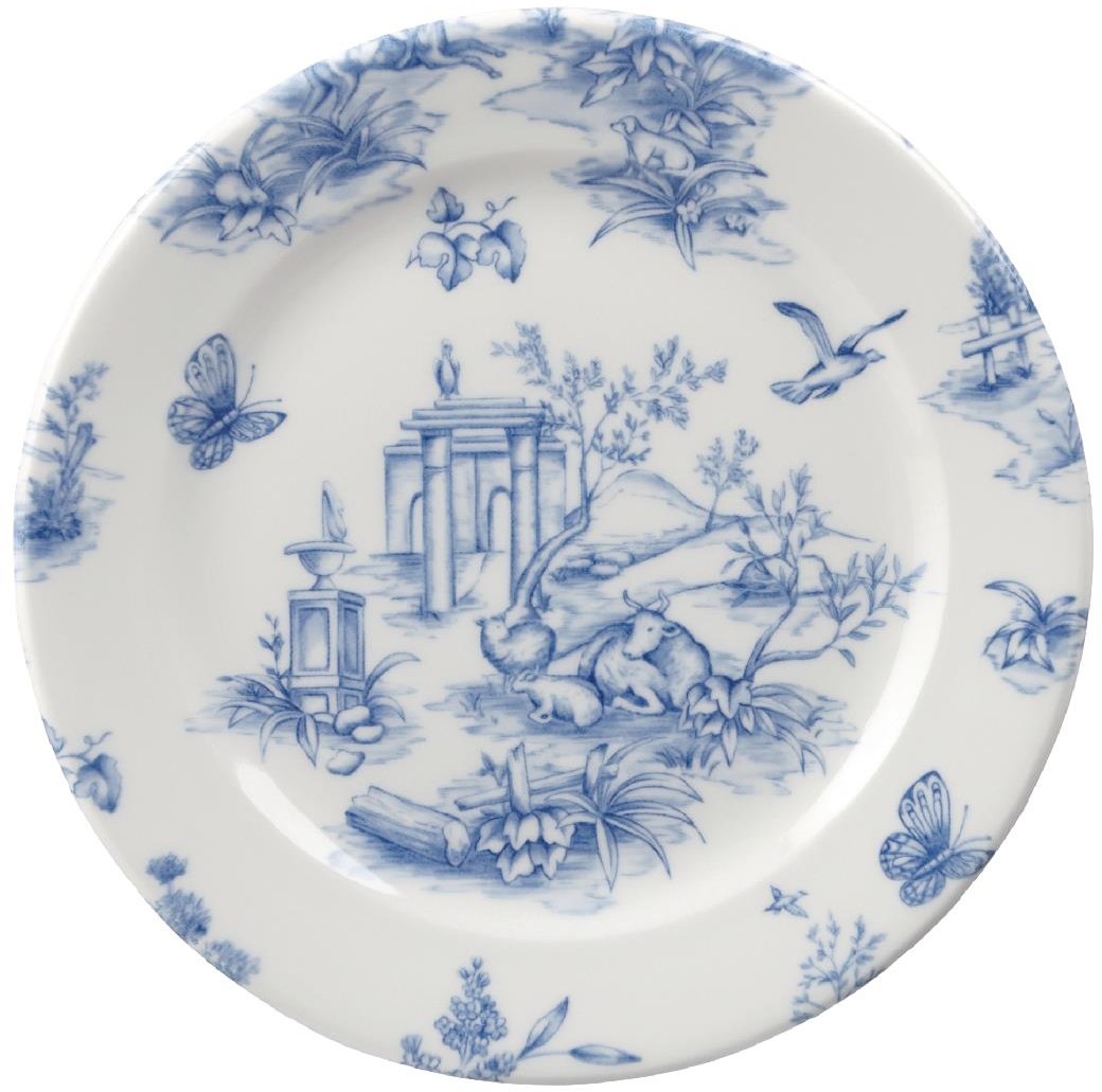  Churchill Vintage Prints Teeteller, Prager Toile-Druck, 170 mm, (6 St&uuml;ck) 