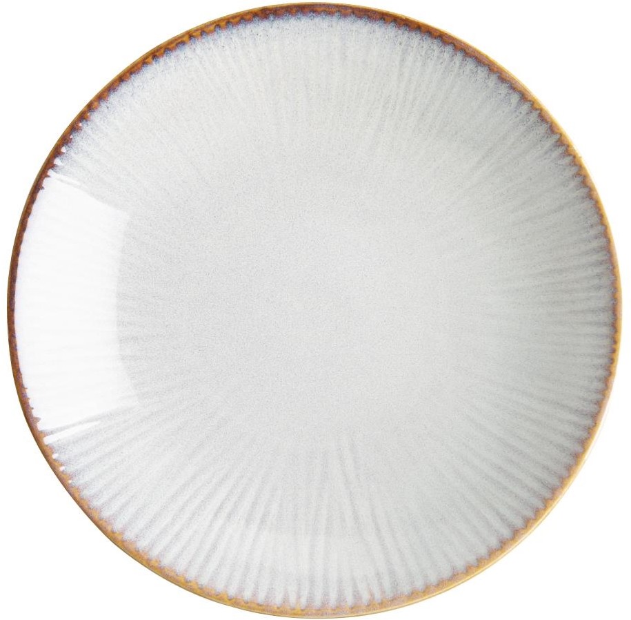  Olympia Drift Grey Embossed Coupe Niedrige Schalen 260mm (4er-Pack) 