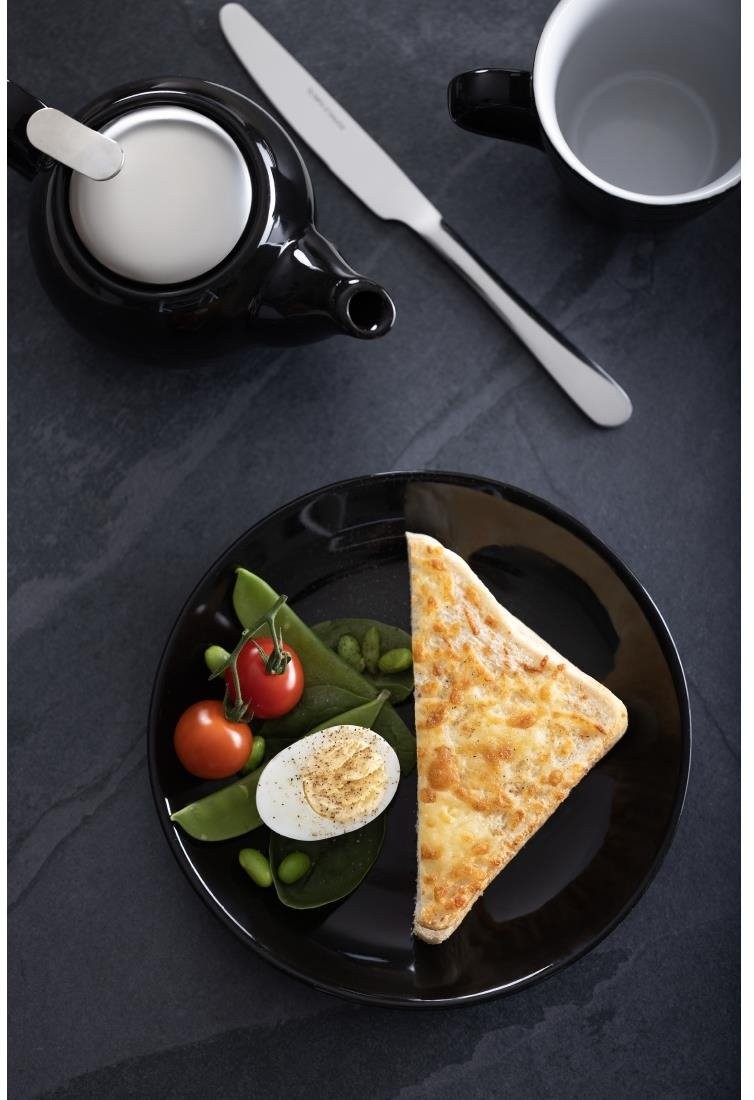  Olympia Cafe Coupe Teller Schwarz - 200mm 8" (12 St&uuml;ck) 