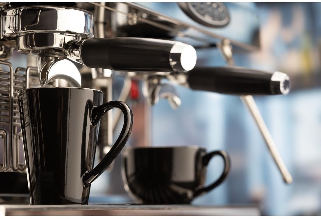  Olympia Cafe Latte Tasse Schwarz - 340ml (12 St&uuml;ck) 