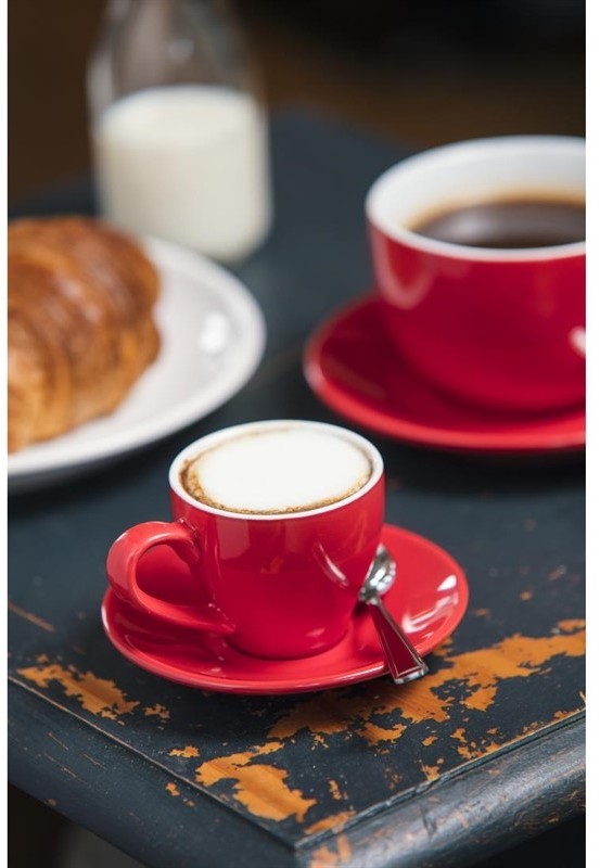  Olympia Cafe Espressotasse rot 10cl 