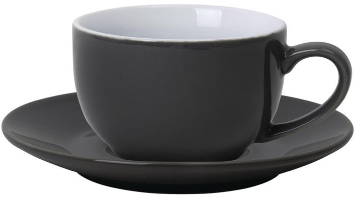  Olympia Cafe Kaffeetassen grau 22,8cl 