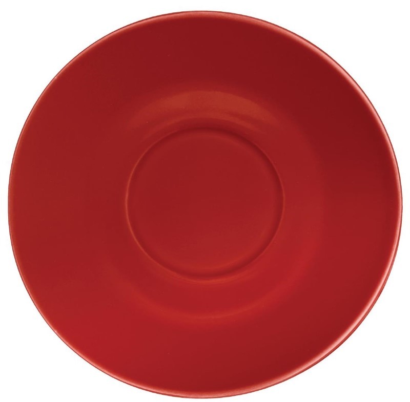  Olympia Cafe Untertassen rot 15,8cm 