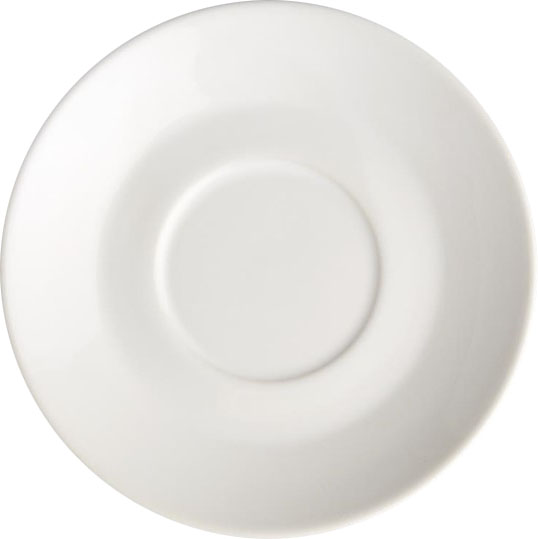  Olympia Cafe Untertassen wei&szlig; 15,8cm 