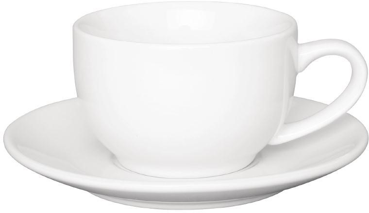  Olympia Cafe Untertassen wei&szlig; 15,8cm 