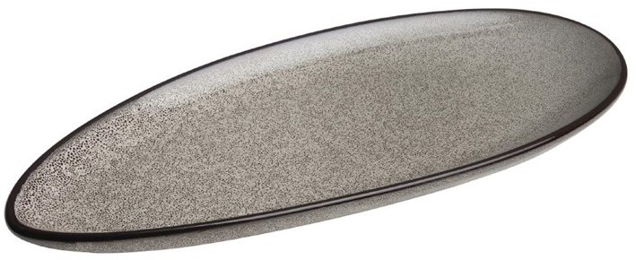  Olympia Mineral blattf&ouml;rmige Teller 30,5 x 14,5cm 