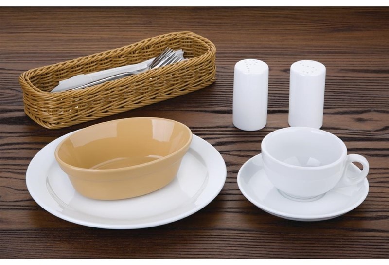  Olympia Stoneware ovale Auflaufformen 16,1cm 