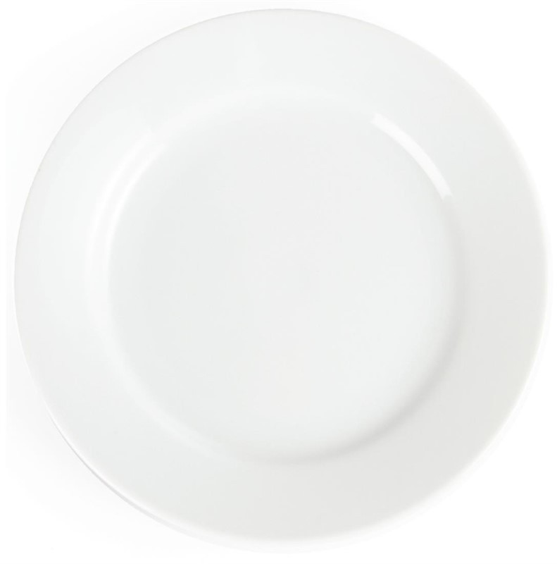  Olympia Whiteware Teller mit breitem Rand 16,5cm 