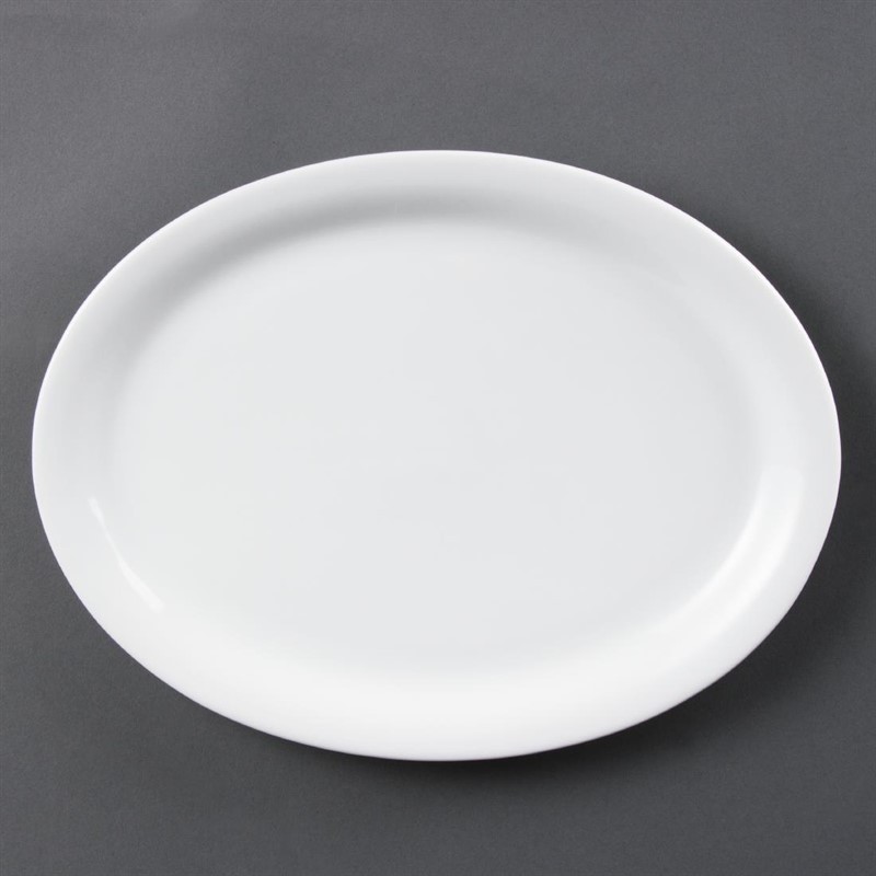  Olympia Whiteware ovale Servierteller 29,2cm 
