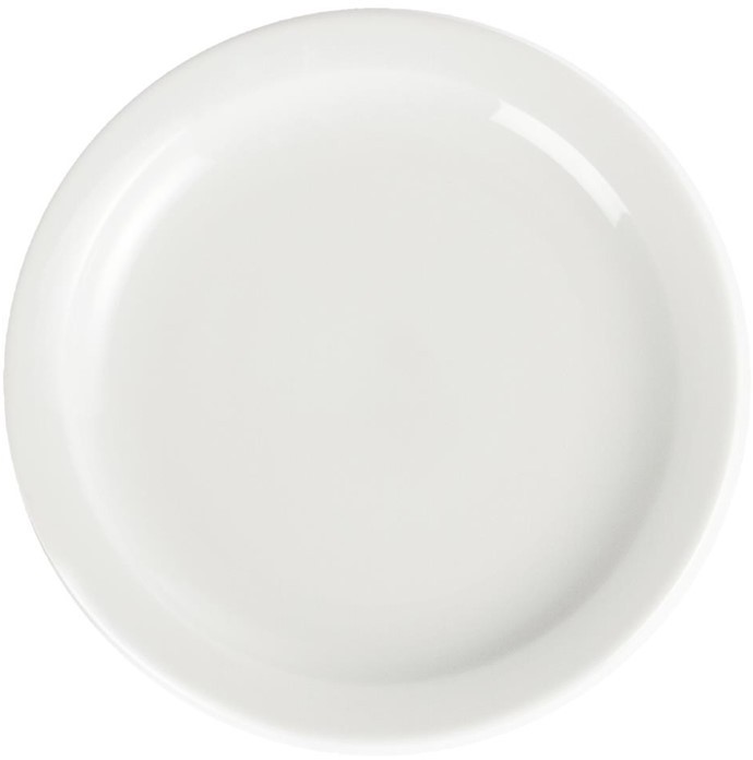  Olympia Whiteware Teller mit schmalem Rand 20cm 
