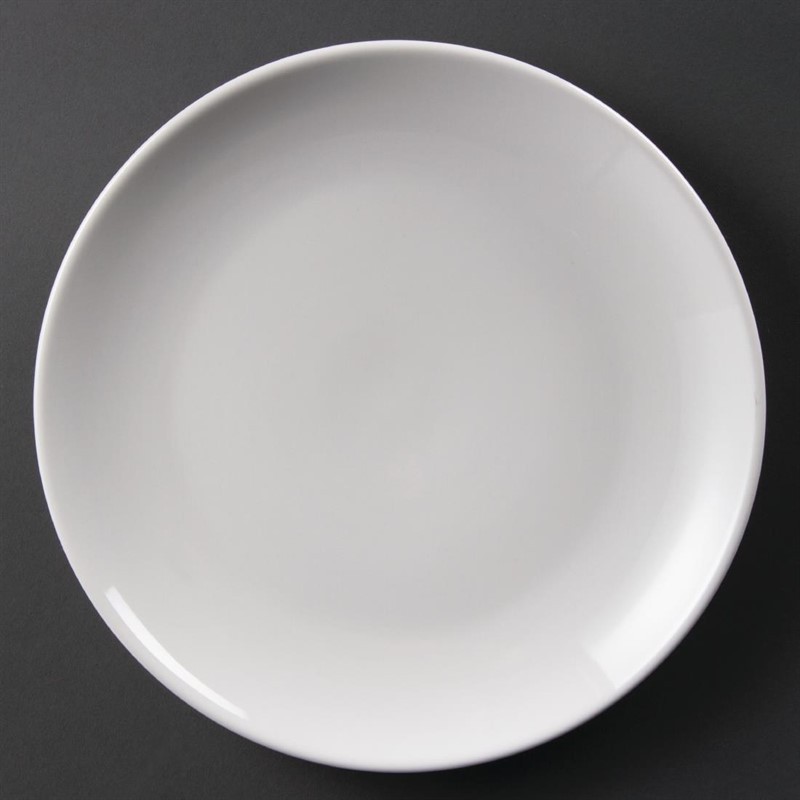  Olympia Whiteware runde Coupeteller 25cm 