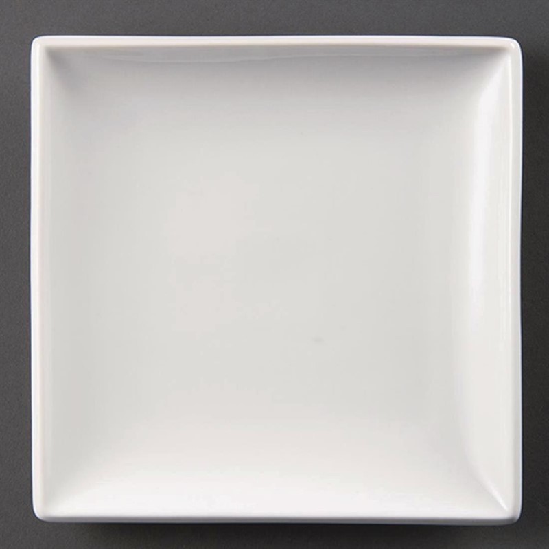  Olympia Whiteware quadratische Teller 29,5cm 