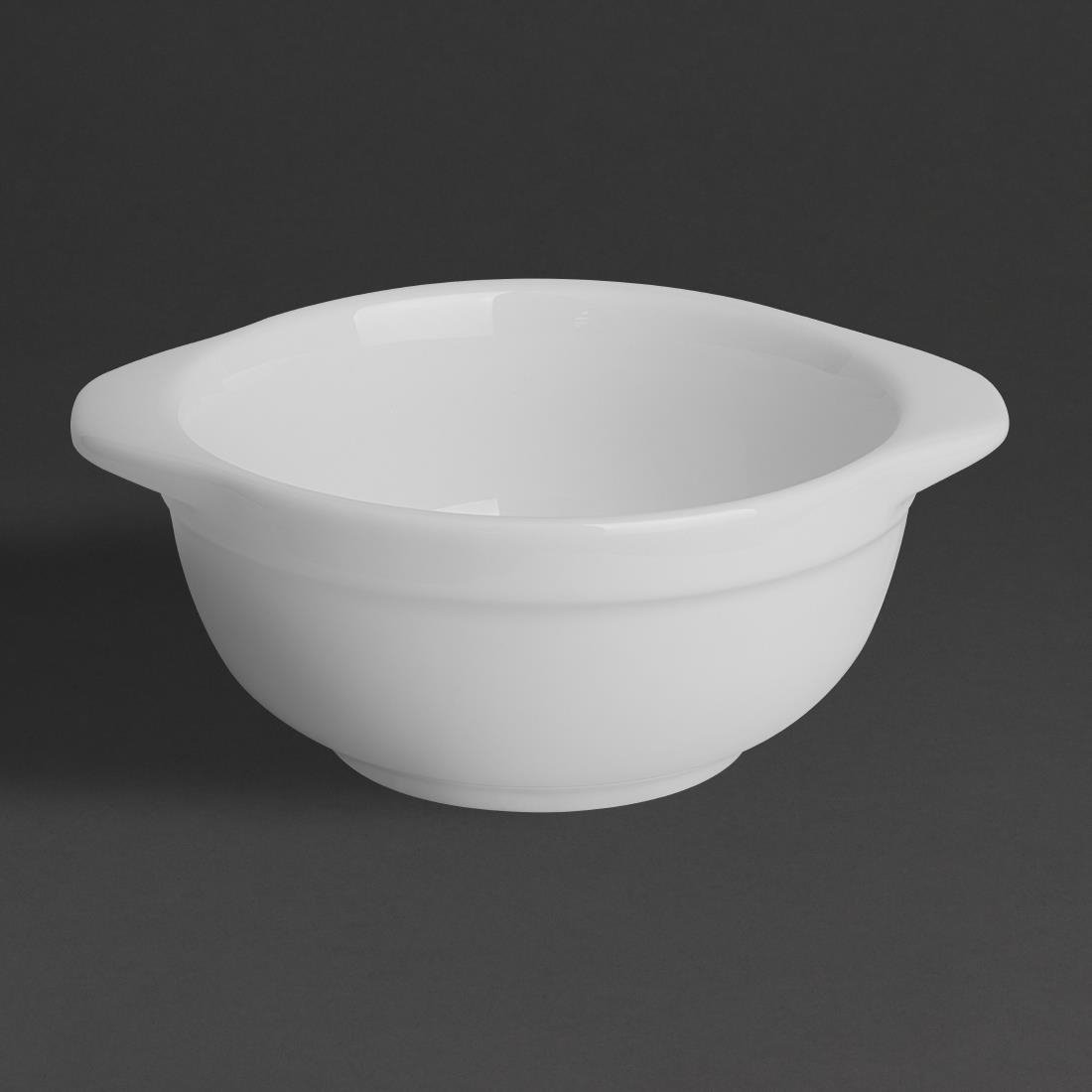  Olympia Whiteware Schalen mit Griffen 250ml (6 St&uuml;ck) 